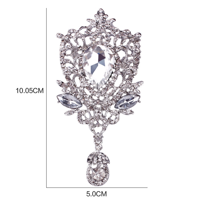 alloy rhinestones alloy brooch