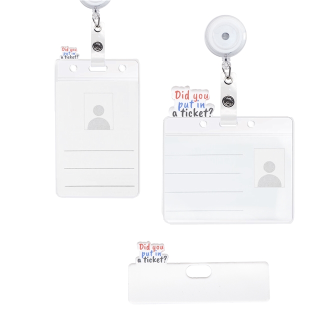 acrylic printed transparent acrylic pendant