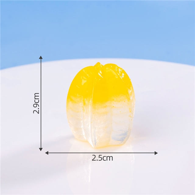 resin simulated food play glow in the dark fruits resin micro landscape decoration