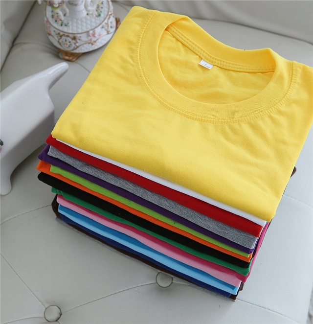 combed cotton combed cotton round neck t-shirt
