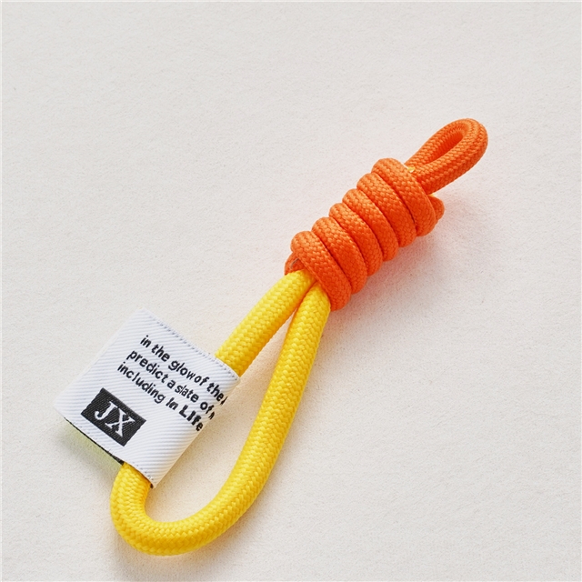 Ins colored woven lanyard keychain