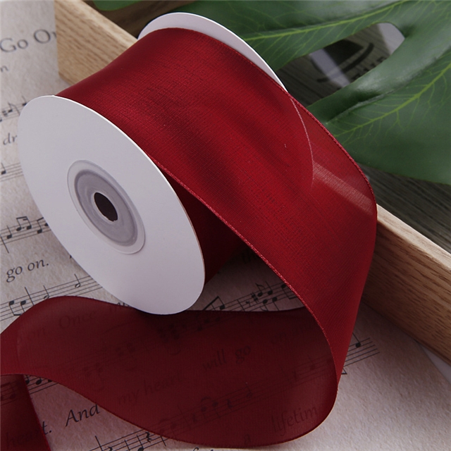 plain silk snow yarn ribbon