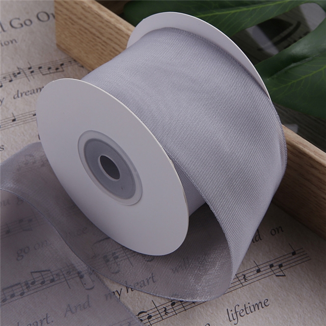 plain silk snow yarn ribbon