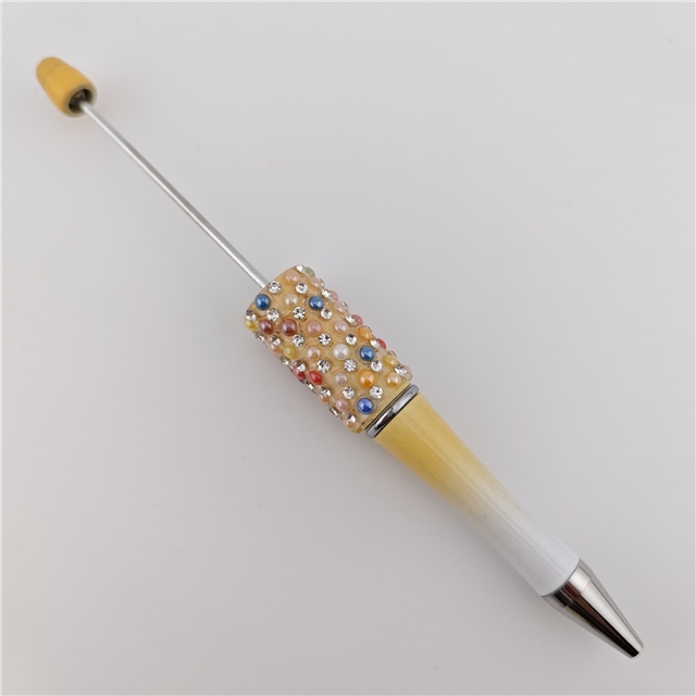 diy rhinestone pearl beadable pen