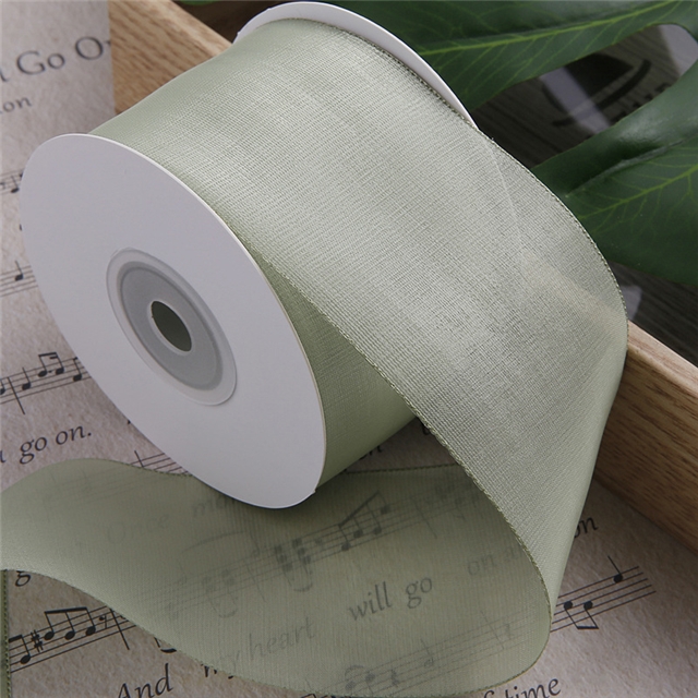 plain silk snow yarn ribbon