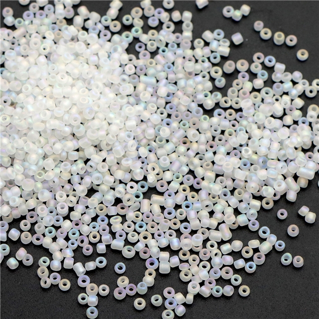 glass solid color oiled glass miyuki beads 121 colorful#,white,2mm(0.08