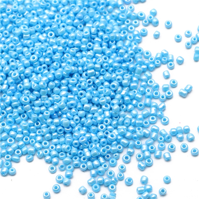 glass solid color oiled glass miyuki beads 123#,light blue,2mm(0.08