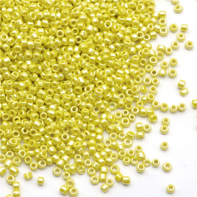glass solid color oiled glass miyuki beads 122#,yellow,2mm(0.08