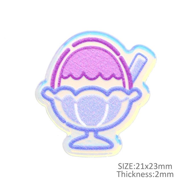 acrylic doughnut letter ice cream series acrylic