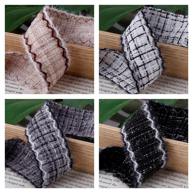polyester small fragrance moon ribbon