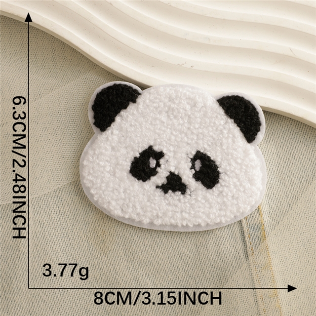back with glue polyester cute animals towel embroidery patch (back with glue) 8#