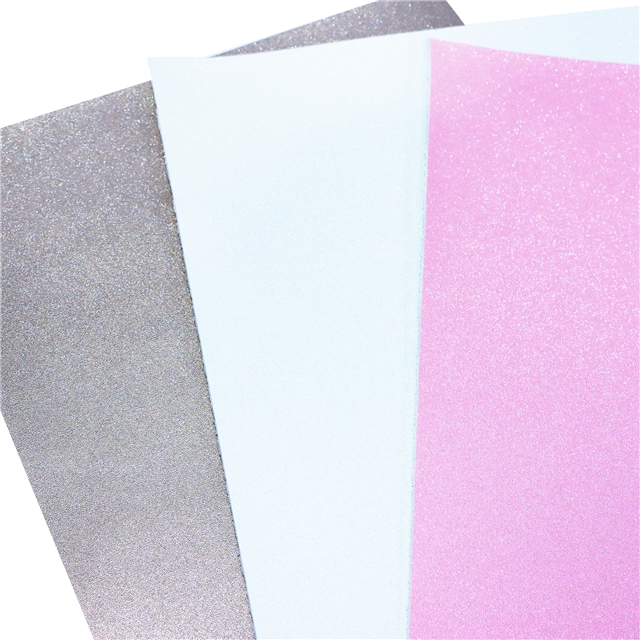 synthetic leather plain pearlescent faux leather
