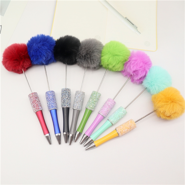 abs diy sugar diamond pompoms beadable pen