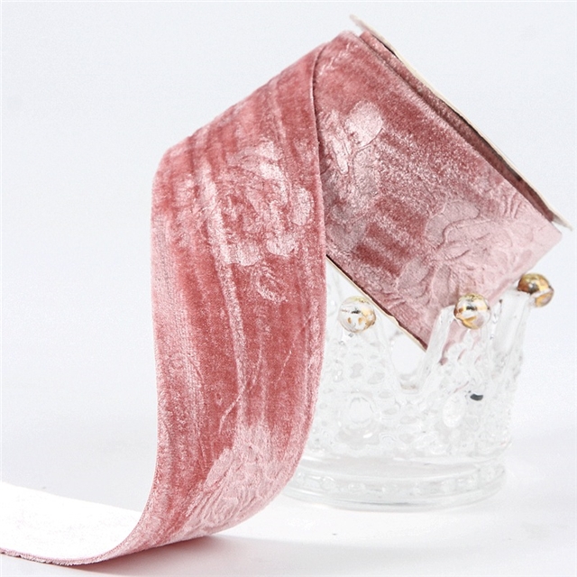 polyester single-sided embossed velvet tape