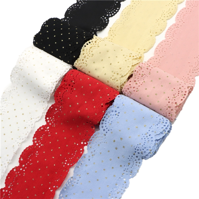 fabric glitter dots lace corduroy ribbon