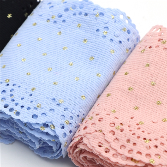 fabric glitter dots lace corduroy ribbon