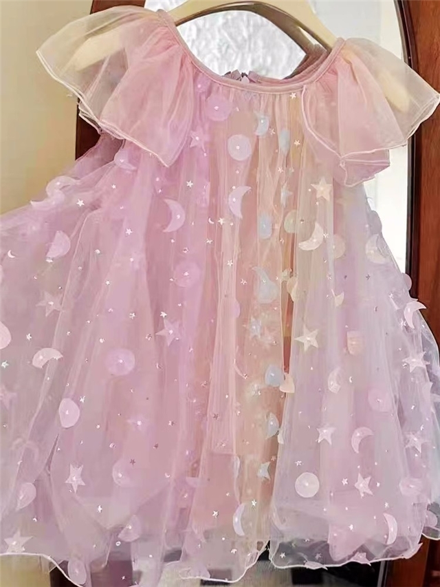 moon star mesh fabric