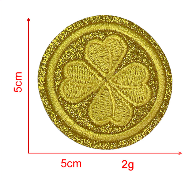 back with glue clover embroidery patch (back with glue) 11#