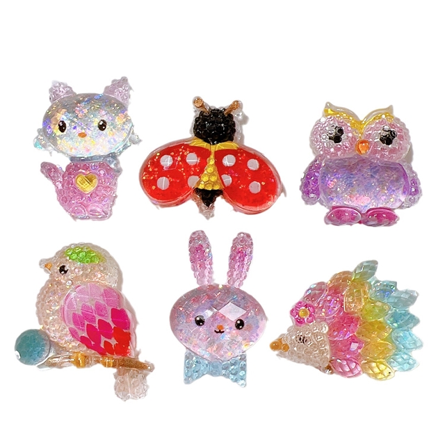 resin section animal series 3d resin accessories