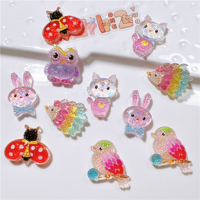 resin section animal series 3d resin accessories