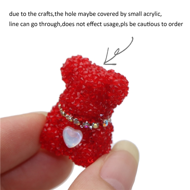 full diamond acrylic beads