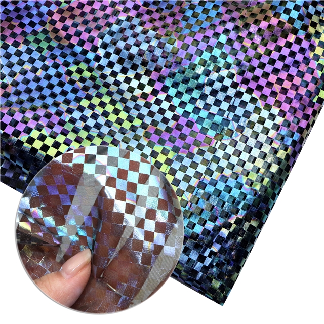 iridescent plaid mesh fabric 10#,dark black,50*150cm(19.7*59.1