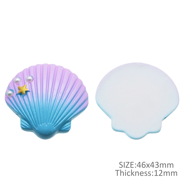 plastic/resin simulation shell starfish large 3d resin accessories