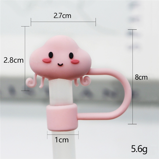 silicone sea world series straw cap (without straw) 