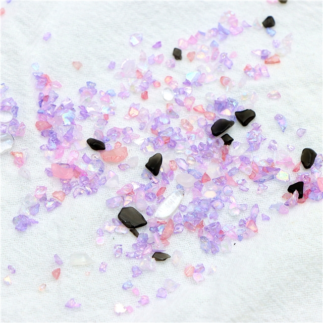 crystal crushed stones packing filler 10#,50g/pack