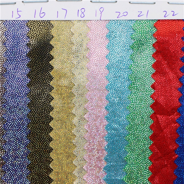 20"*60" 50*150cm laser 100% polyester Laser 2 ways stretch knit fabric
