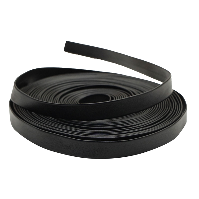 Layering synthetic leather Ribbons black 1cm(0.4