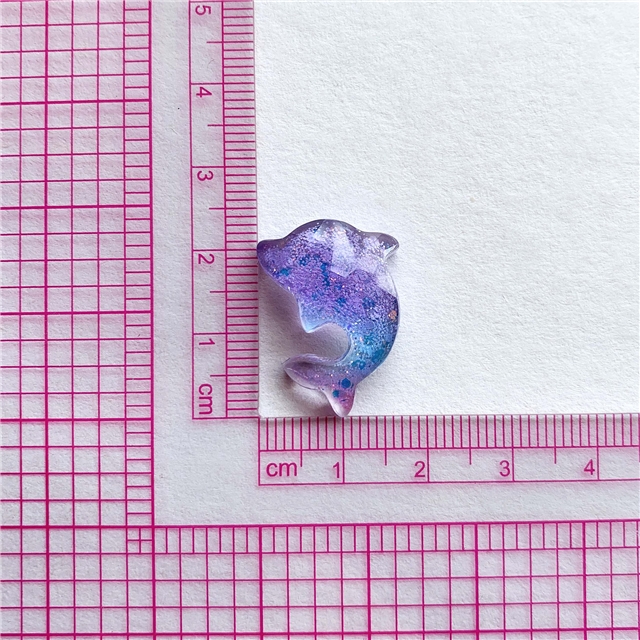 resin transparent cut gradient color ocean series 3d resin accessories