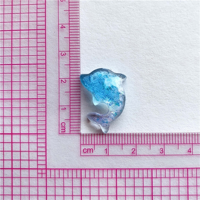 resin transparent cut gradient color ocean series 3d resin accessories