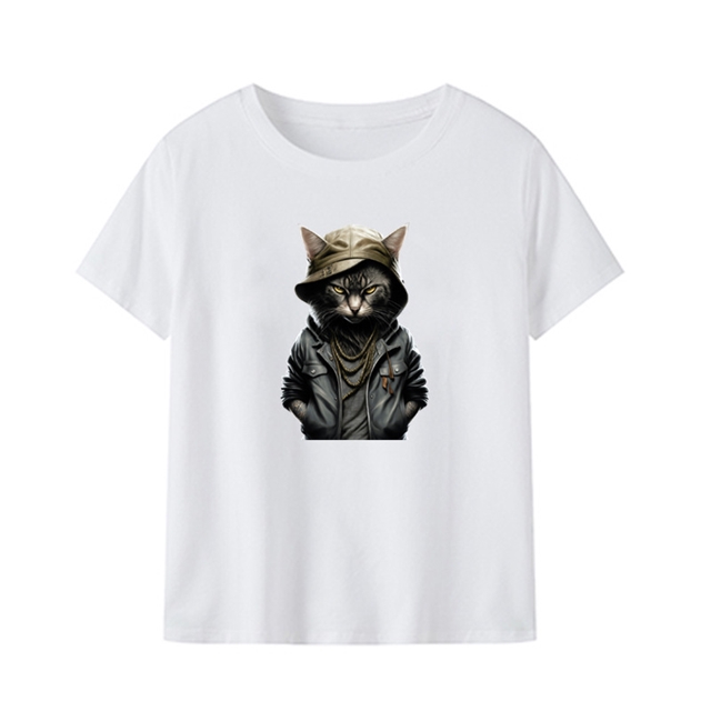 personality cat series Iron on Stickers