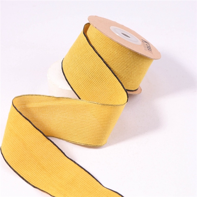 corduroy striped edge woven tape