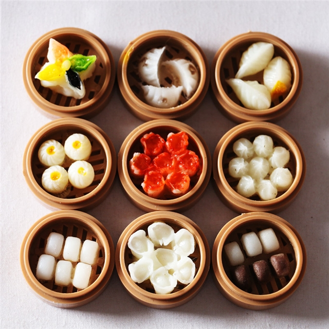 resin mixed simulated food 3d resin accessories