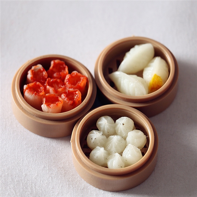 resin mixed simulated food 3d resin accessories