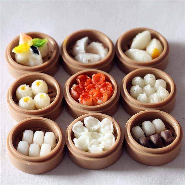 resin mixed simulated food 3d resin accessories
