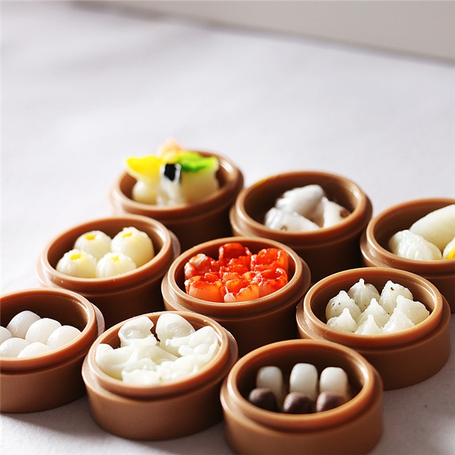 resin mixed simulated food 3d resin accessories