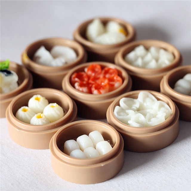 resin mixed simulated food 3d resin accessories