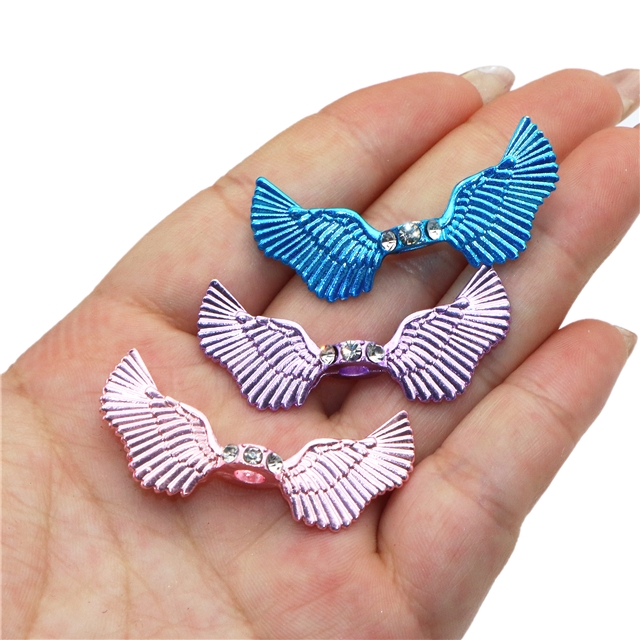 alloy plating butterfly wings drop oil alloy beads