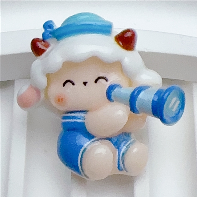 resin sheep sailor smooth 3d resin accessories