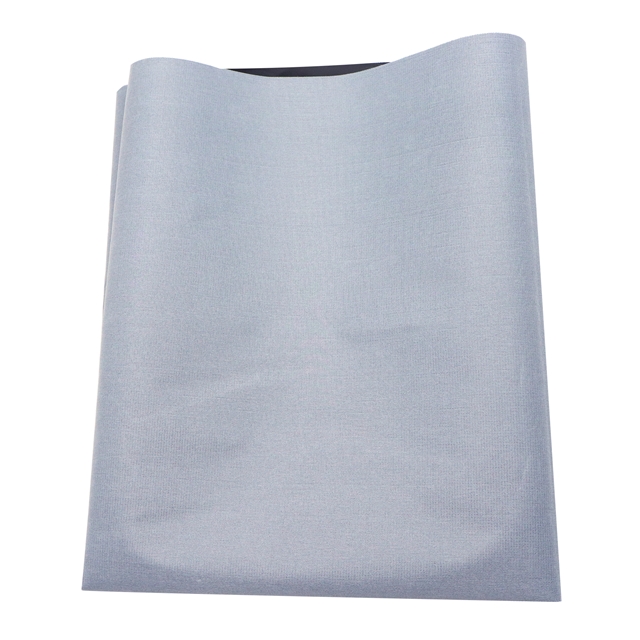 double side silver polyester silver solid doubled shade fabric silver and black side,50*150cm(19.7*59.1