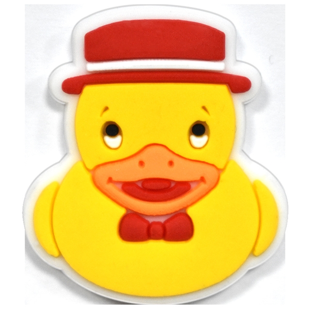 Duck series PVC soft rubber shoe buckle