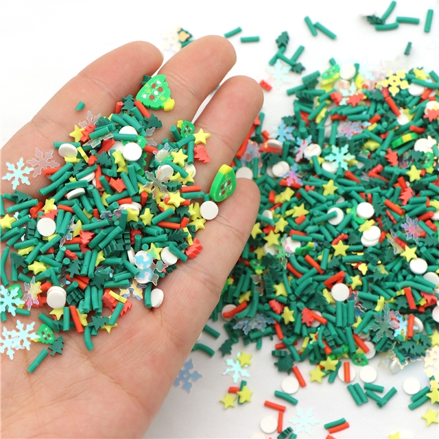 Christmas series soft ceramic slice packaging filler