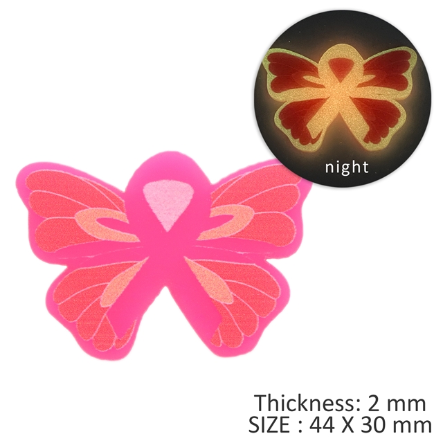 acrylic glow in the dark animals flower series printed acrylic