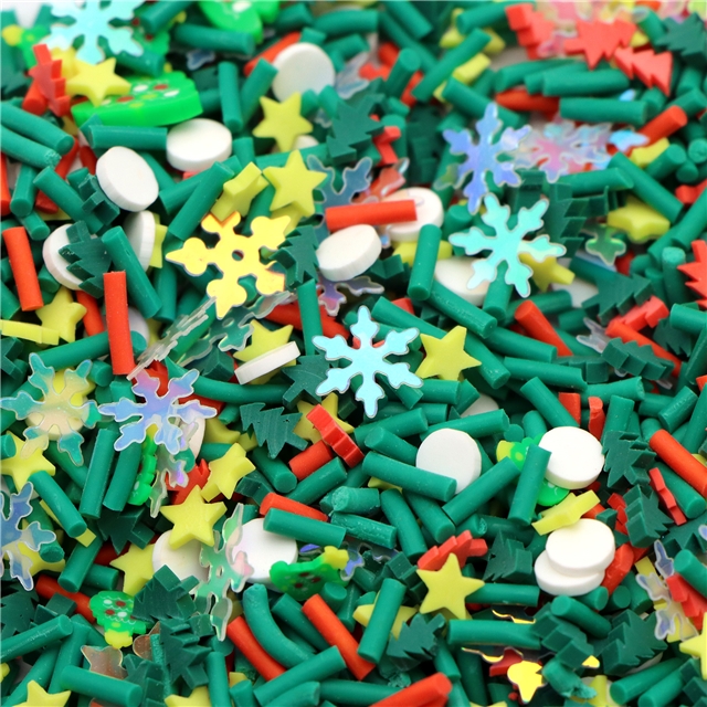 Christmas series soft ceramic slice packaging filler