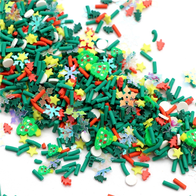 Christmas series soft ceramic slice packaging filler