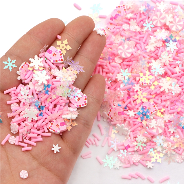 Christmas series soft ceramic slice packaging filler