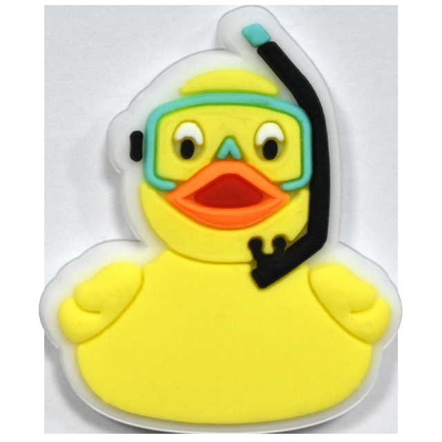 Duck series PVC soft rubber shoe buckle